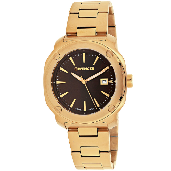 Wenger Men's Edge Index Brown Dial Watch - 01.1141.114