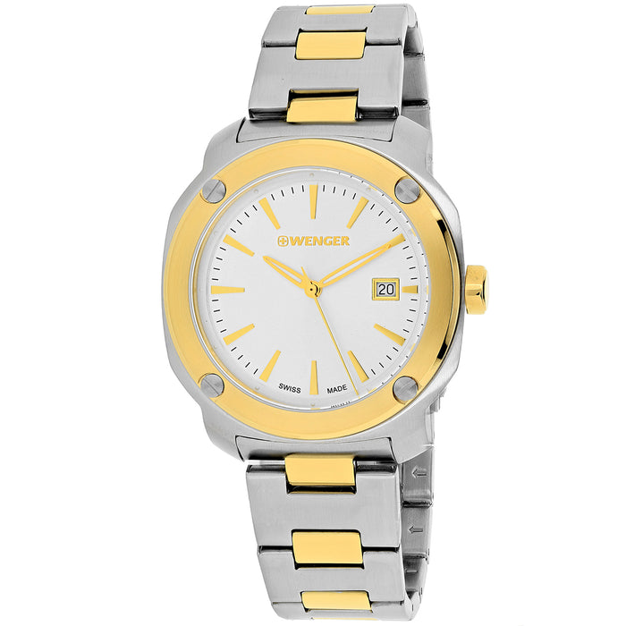 Wenger Men's Edge Index Silver Dial Watch - 01.1141.115