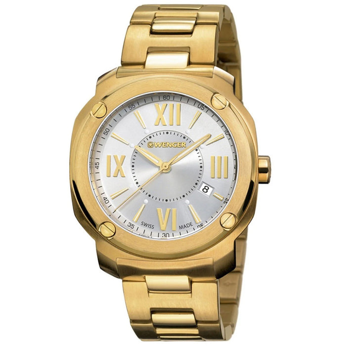 Wenger Men's Edge Romans Silver Dial Watch - 01.1141.122