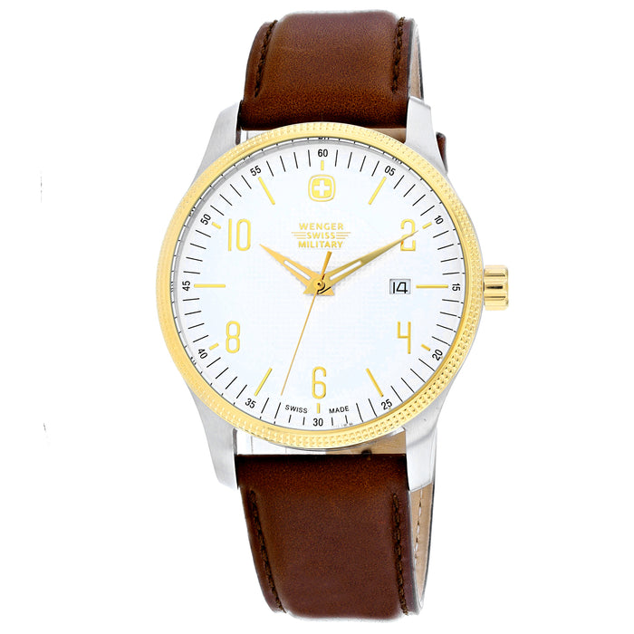 Wenger Men's Terragraph White Dial Watch - 01.9041.215C
