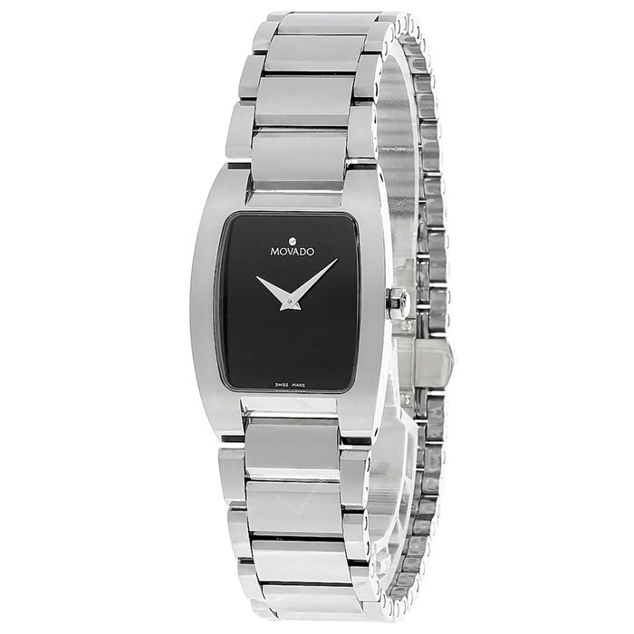 Movado Women's Fiero Black Dial Watch - 605622