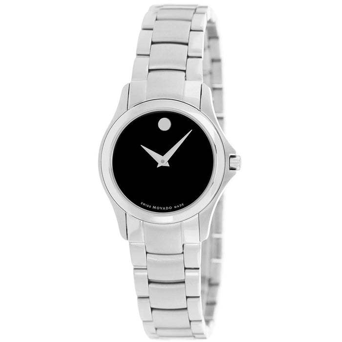 Movado Women's Military Black Dial Watch - 605870