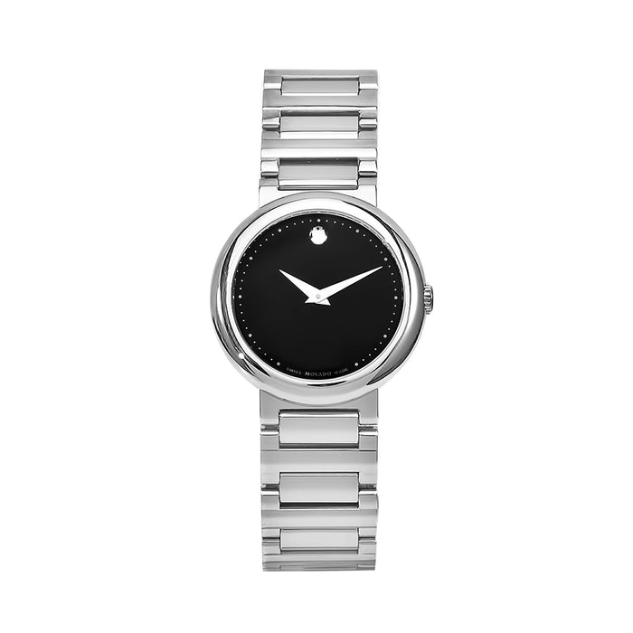 Movado Women's Concerto Black Dial Watch - 606419