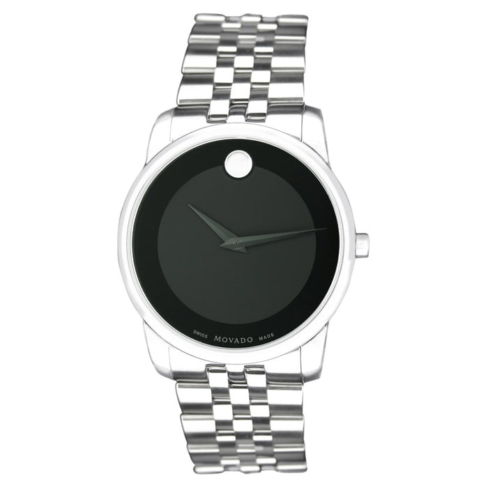 Movado Men's Museum Black Dial Watch - 606504