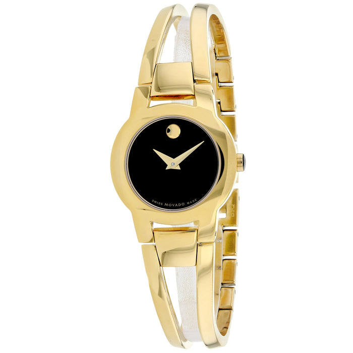 Movado Women's Amorosa Black Dial Watch - 606946