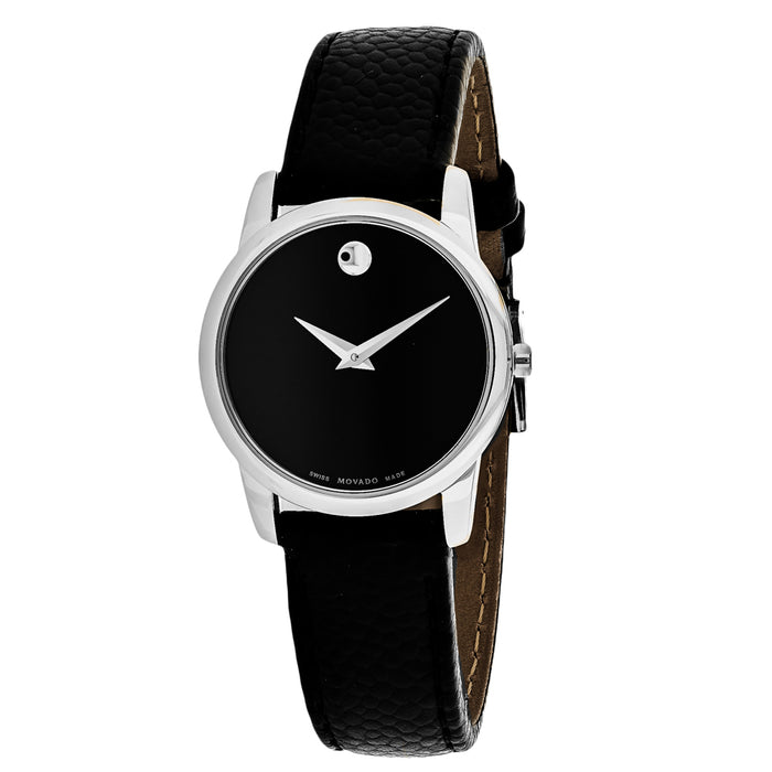 Movado Women's Museum Black Dial Watch - 607015