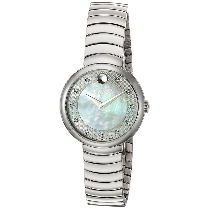 Movado Women's Myla White MOP Dial Watch - 607044