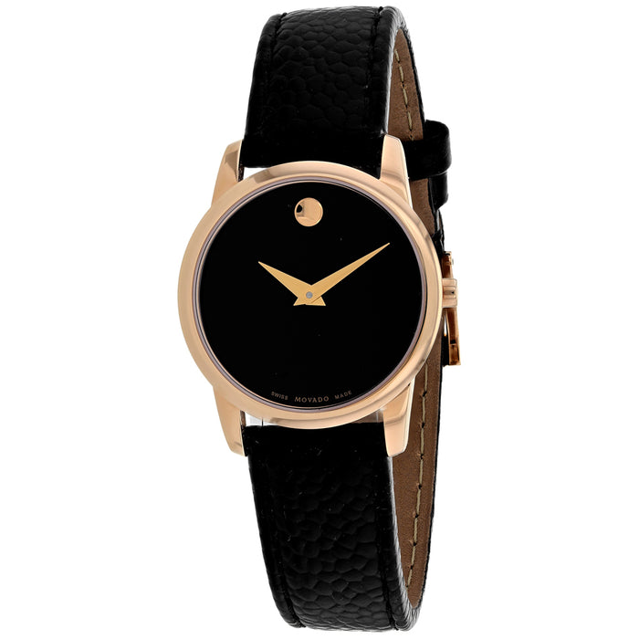 Movado Women's Museum Black Dial Watch - 607061