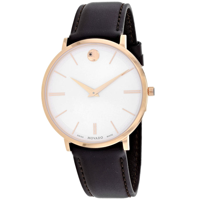 Movado Women's Ultra Slim Silver Dial Watch - 607089