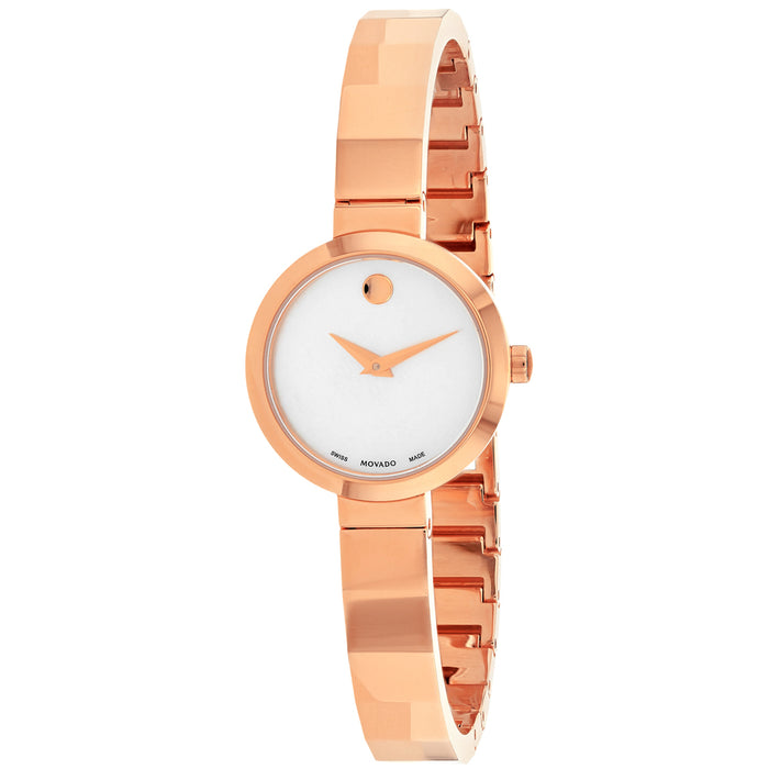 Movado Women's Novella White MOP Dial Watch - 607112
