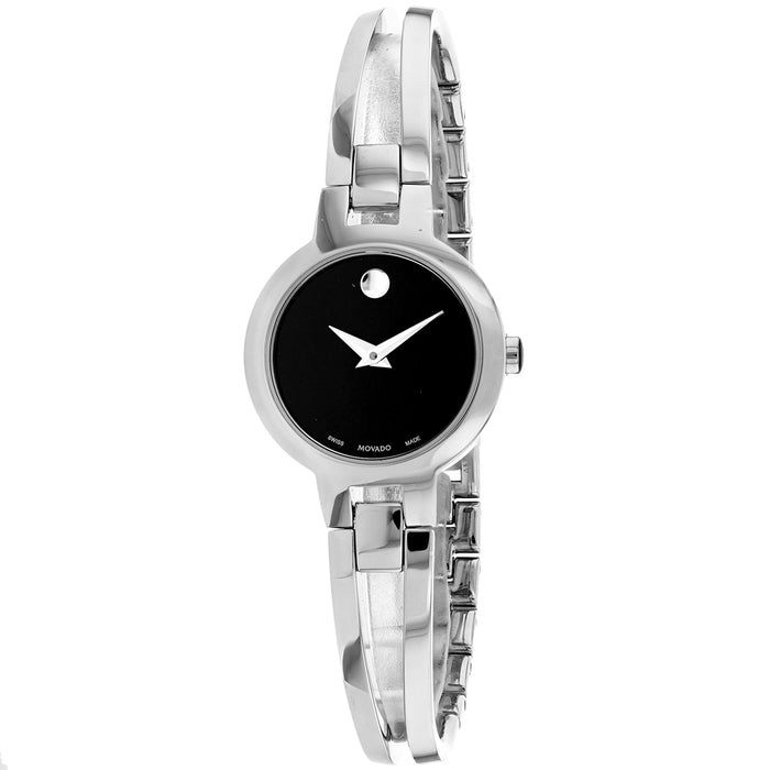 Movado Women's Amorosa Black Dial Watch - 607153