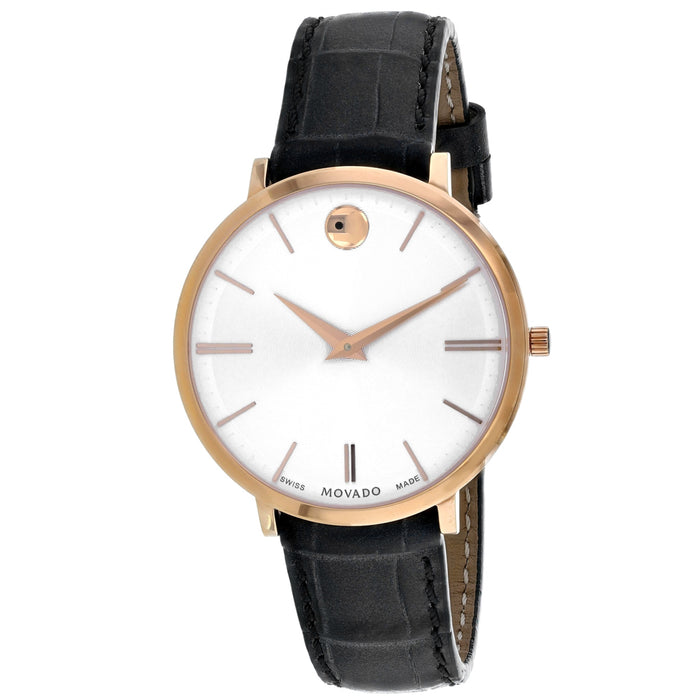 Movado Women's Ultra slim Silver Dial Watch - 607177