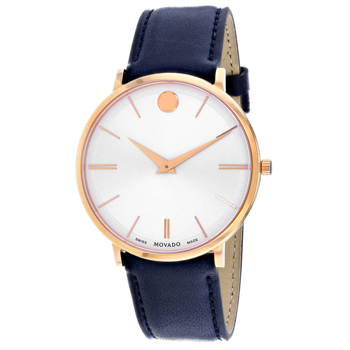 Movado Men's Museum White Dial Watch - 607181