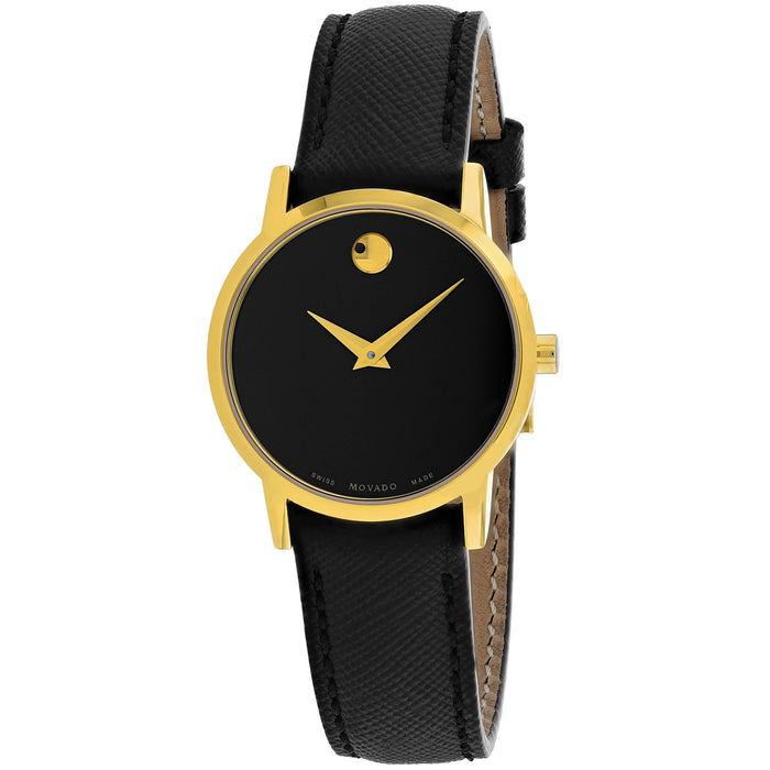 Movado Women's Museum Black Watch - 607205