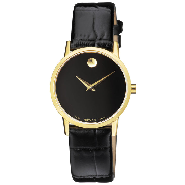 Movado Women's Museum Black Dial Watch - 607222