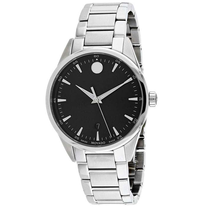 Movado Men's Stratus Black Dial Watch - 607243