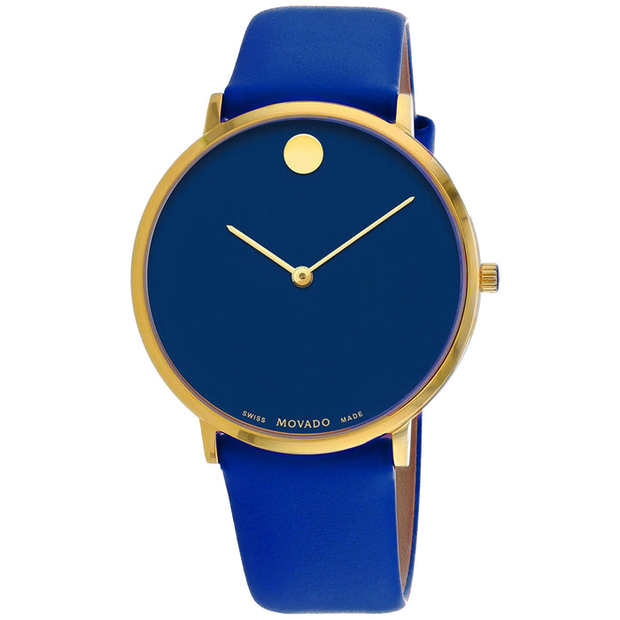 Movado Women's Modern Blue Dial Watch - 607254