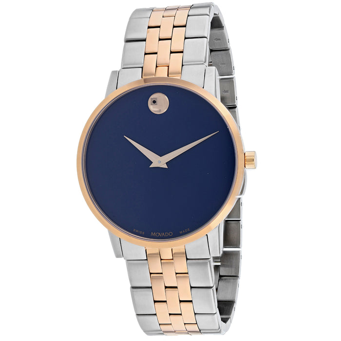 Movado Men's Museum Blue Dial Watch - 607267