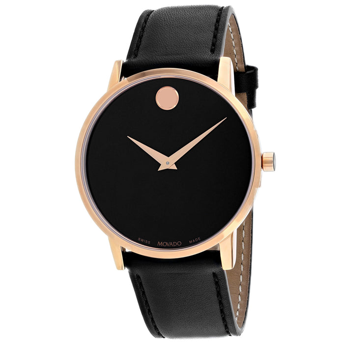 Movado Men's Museum Black Dial Watch - 607272