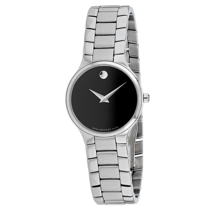 Movado Women's Serio Black Dial Watch - 607288