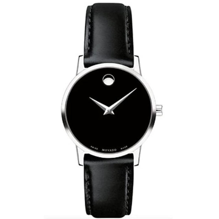 Movado Men's Museum Black Dial Watch - 607317