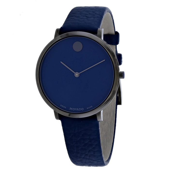 Movado Women's Classic Navy Blue Dial Watch - 607341