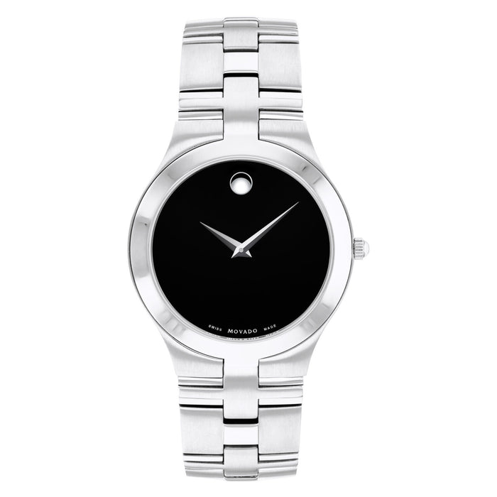 Movado Men's Juro Black Dial Watch - 607442