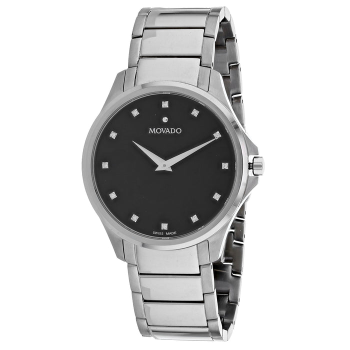 Movado Men's Ario Black Dial Watch - 607449