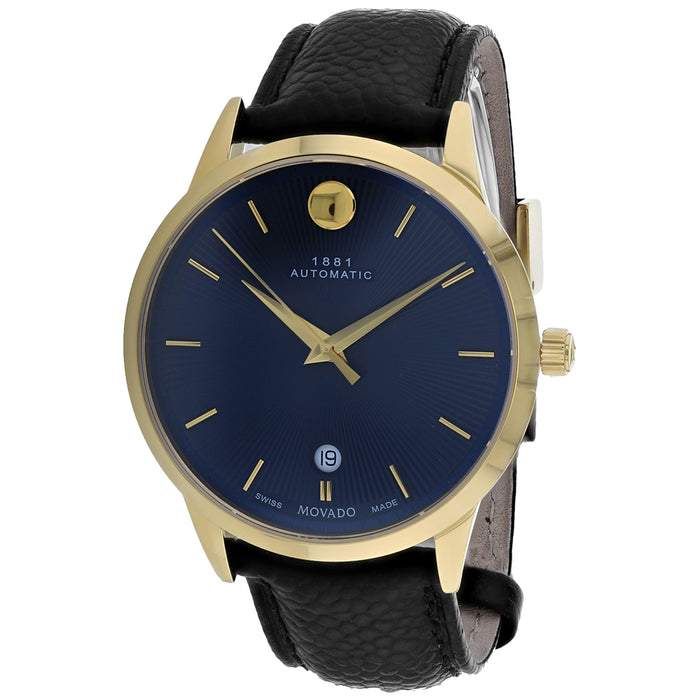 Movado Men's Ceasuri Blue Dial Watch - 607456
