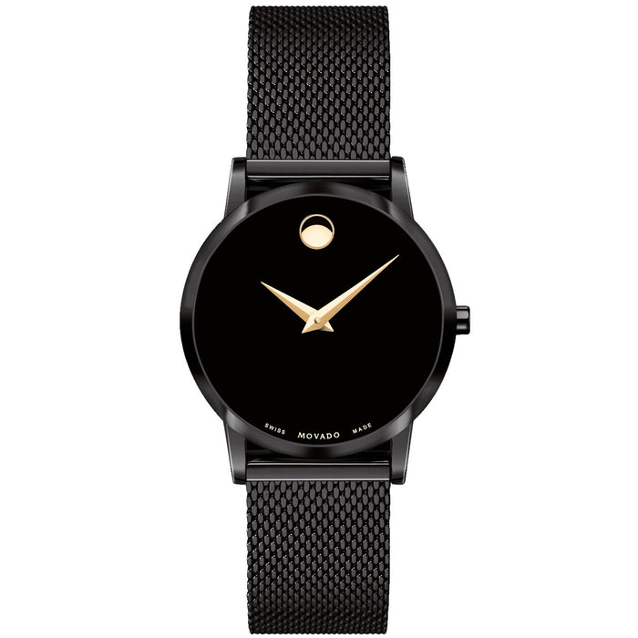 Movado Women's Museum Black Dial Watch - 607493