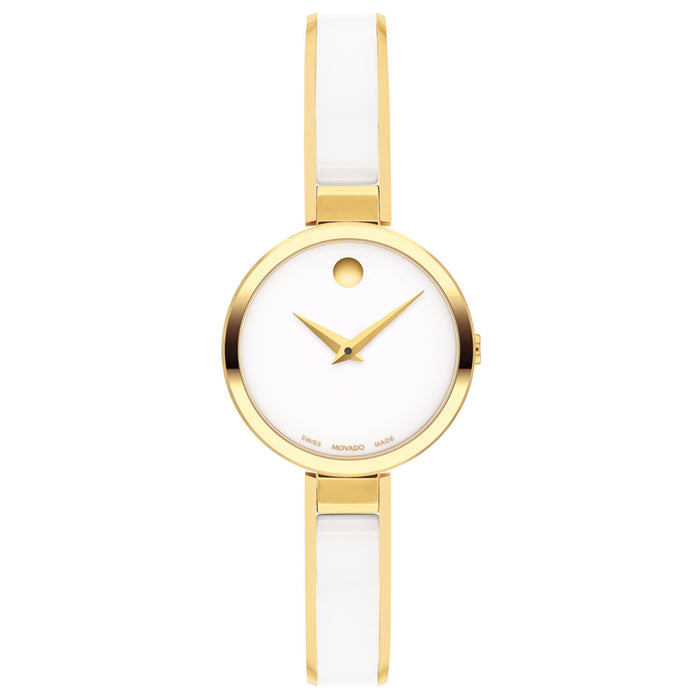 Movado Women's Moda White Dial Watch - 607715
