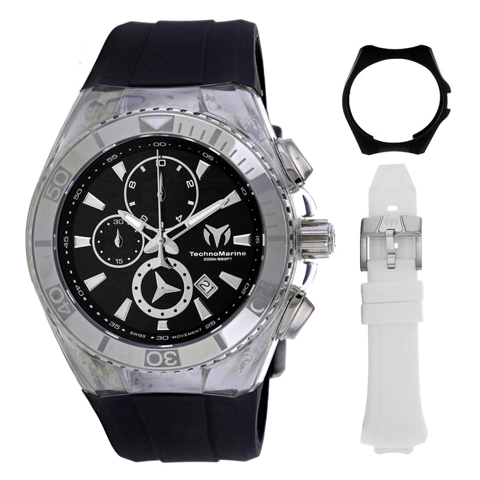 Technomarine Men's Cruise Black Dial Watch - 114034