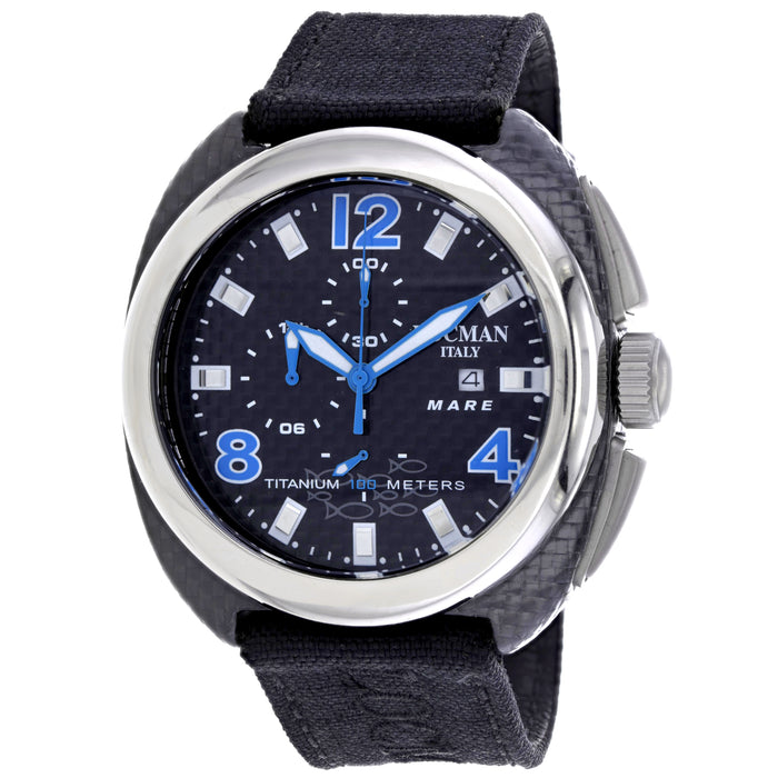Locman Men's Classic Black Dial Watch - 134CRBBL
