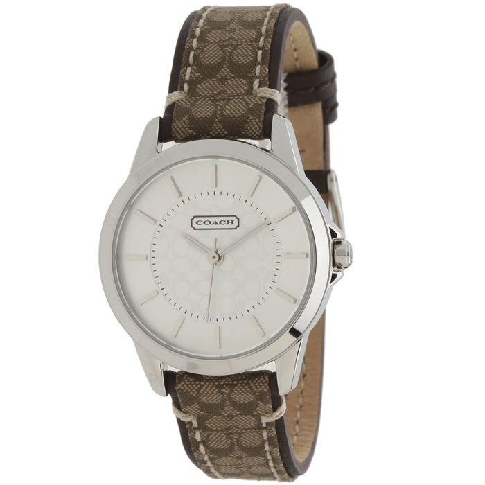 Coach Women's Classic Signature White Dial Watch - 14501525