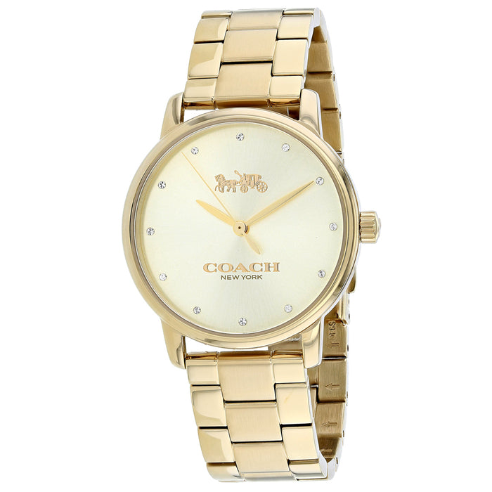 Coach Women's Grand Gold Dial Watch - 14502927