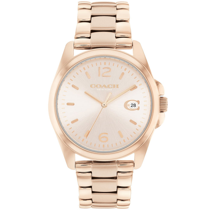 Coach Women's Greyson Rose gold Dial Watch - 14503912