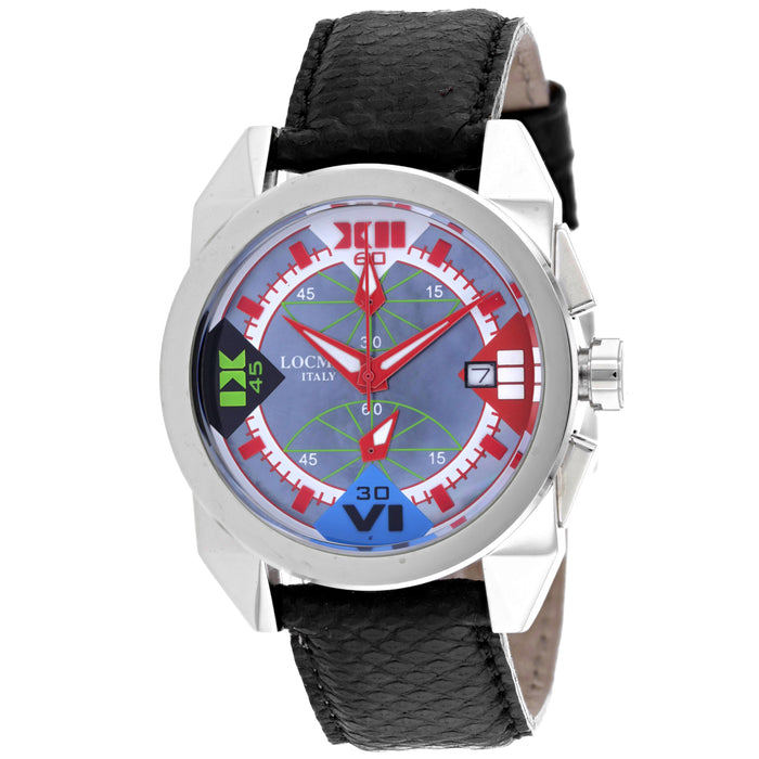 Locman Men's Classic Blue Dial Watch - 161GRAY/BK