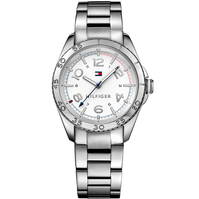 Tommy Hilfiger Women's Lizzie White White Dial Watch - 1781639