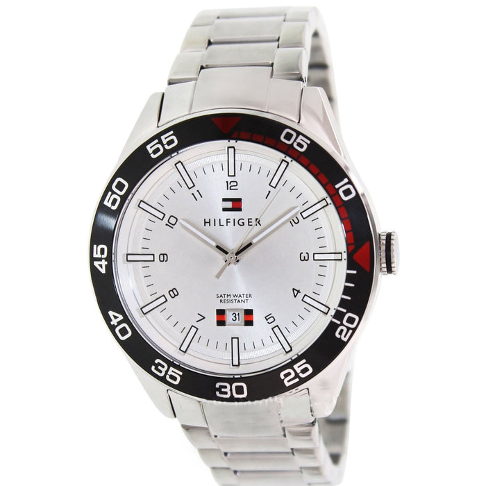 Tommy Hilfiger Men's Cool Sport Silver Dial Watch - 1790980