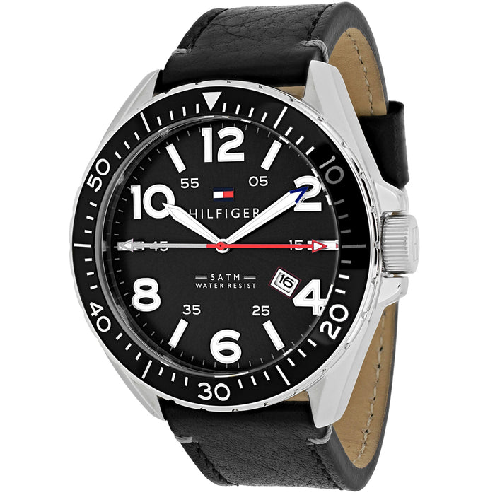 Tommy Hilfiger Men's Casual Sport Black Dial Watch - 1791131