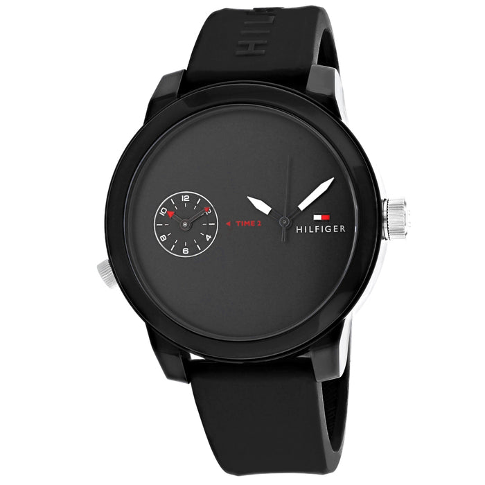 Tommy Hilfiger Men's Denim Black Dial Watch - 1791326
