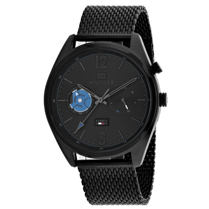 Tommy Hilfiger Men's Deacan Black Dial Watch - 1791547