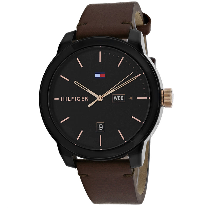 Tommy Hilfiger Men's Denim Black Dial Watch - 1791748