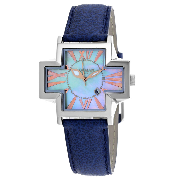 Locman Women's Italy Plus Mother of Pearl Dial Watch - 181MOPBL