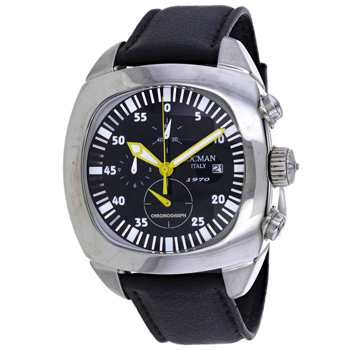 Locman Men's Classic Black Dial Watch - 1970BKQ
