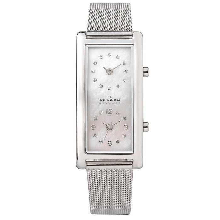 Skagen Women's Petra White mother of Pearl Dial Watch - 20SSSMP