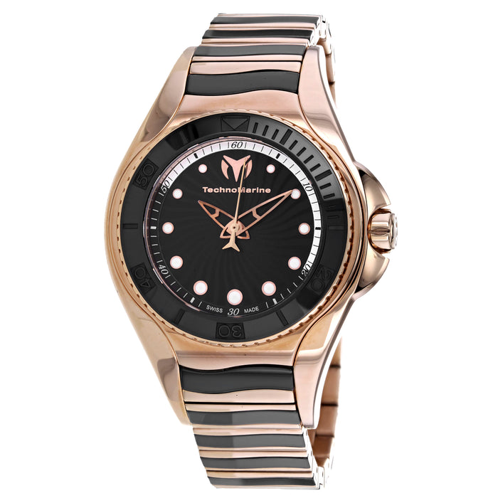 Technomarine Women's Manta Black Dial Watch - 214002