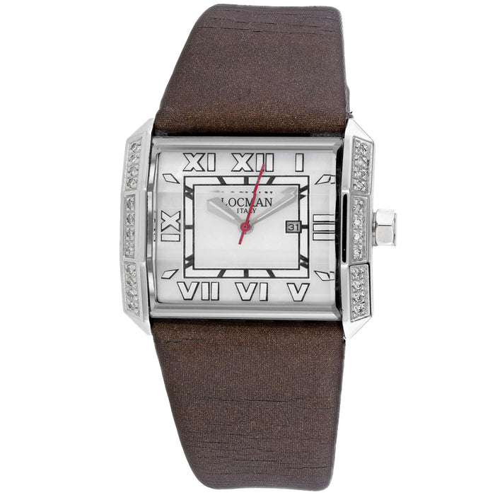 Locman Women's Diamond Classic Mother of Pearl Dial Watch - 232MOPWHD