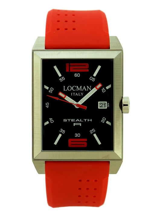 Locman Men's Classic Black Dial Watch - 240BKRD1RD