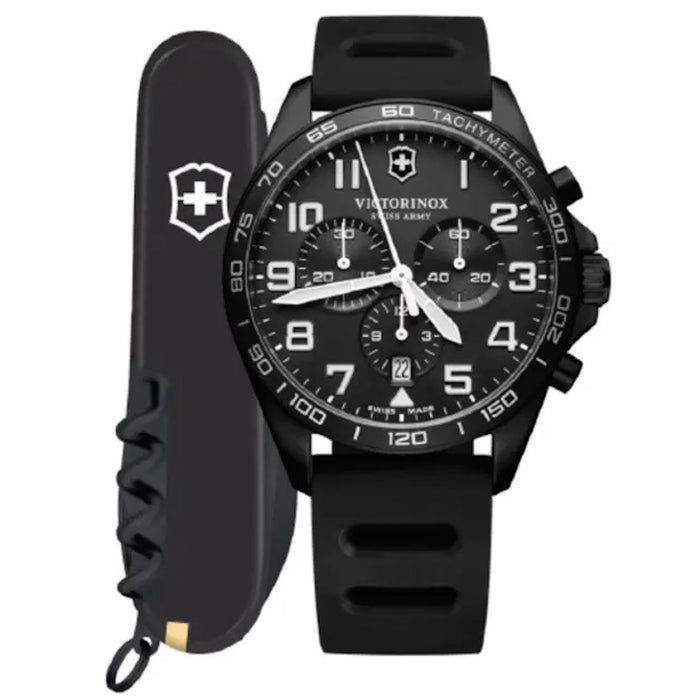 Victorinox Men's Fieldforce Black Dial Watch - 241926.1